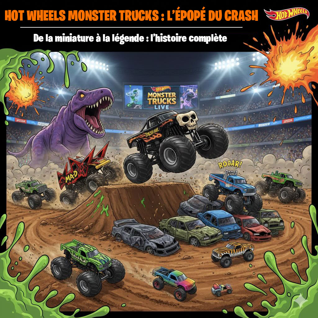La folle histoire des Monster Trucks Hot Wheels